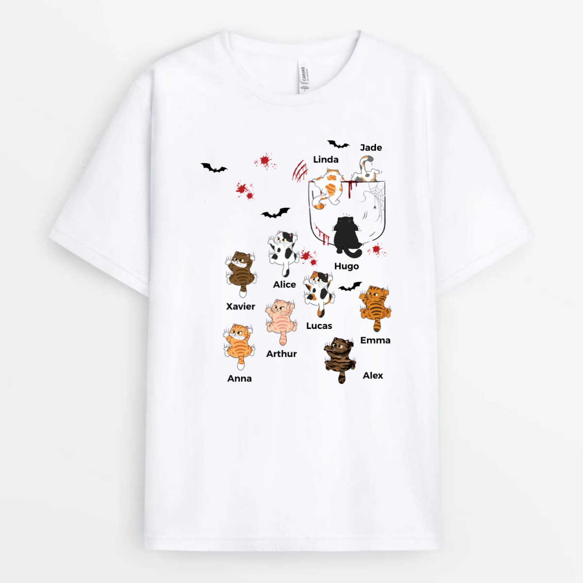 Tee Shirt Personnalisé Chat