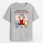 1537AFR2 t shirt juste une fille qui aime ses chats personnalise